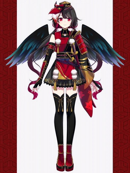 【お知らせ】 紅月よるさんのキャラクターデザインと立ち絵を担当させていただきました!