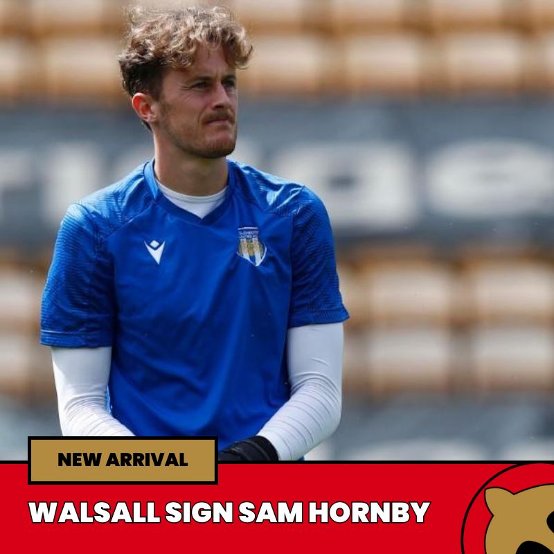BescotBanter's tweet photo. โ๏ธ Walsall have completed the signing of former Colchester United goalkeeper Sam Hornby, who has penned a one-year deal at the Poundland Bescot Stadium.
#Saddlers #WelcomeSam https://t.co/WYkQGOQTE3