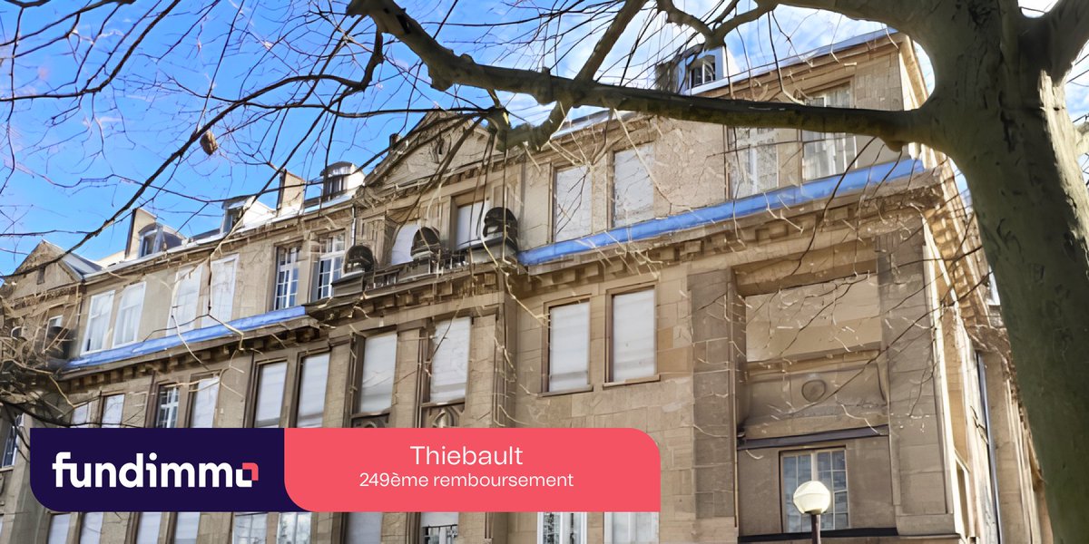 ✅ 249ème remboursement pour Fundimmo: Thiebault

👉 Les 103 investisseurs du projet se voient rembourser leur capital de 520.000 € et plus de 34.685 € d’intérêts bruts.

#investissement #crowdfunding #immobilier #financementparticipatif #crowdfundingimmo #detteprivée
