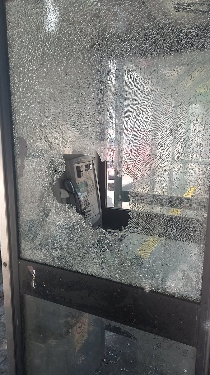 AndyGibsonTV's tweet image. Why do individuals insist on doing this?
Phone Boxes are some people's only method of wider communication.
If they're continually damaged then City Councils will just get rid.
#CriminalDamage #Vandalism #PhoneBox #BrokenWindow #Aberdeen #NorthEast