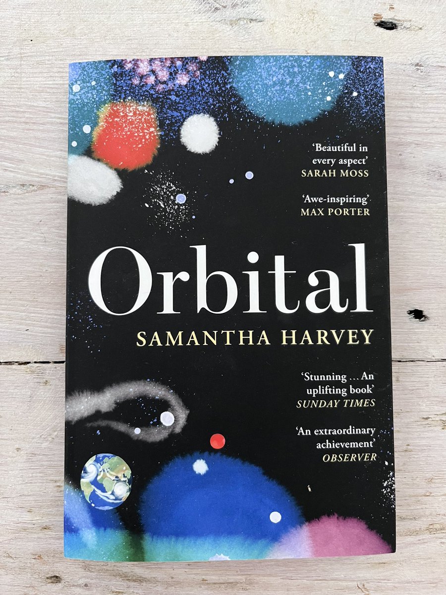 I was so taken with this book by Samantha Harvey - little more than a hundred pages, dense, luminous, dreamlike, and so thought-provoking, just beautiful…