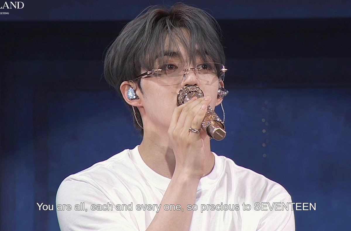 minghaocheol_'s tweet photo. i love you our leader <3 

cheol: we appreciate your love for us... no matter where you are sitting, you are all, each and every one, so precious to seventeen 

🩶 https://t.co/lACyQVfhJ8