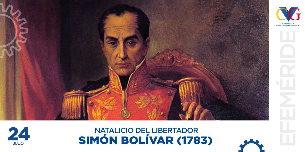 #Efeméride || Hoy celebramos el natalicio de nuestro Libertador Simón Bolívar, un líder visionario que desempeñó un papel fundamental en la independencia de varios países sudamericanos. Su legado perdura como símbolo de valentía, unidad y lucha por la libertad. 🇻🇪🌟
