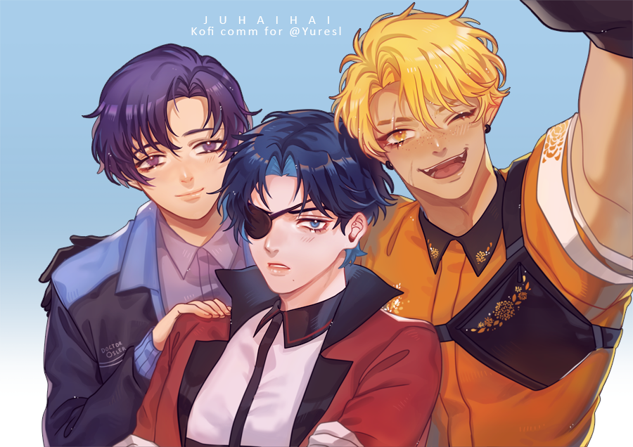 [K0fi] Comm for <a href="/Yuresl/">Yu</a> !! thank you 💜💙💛