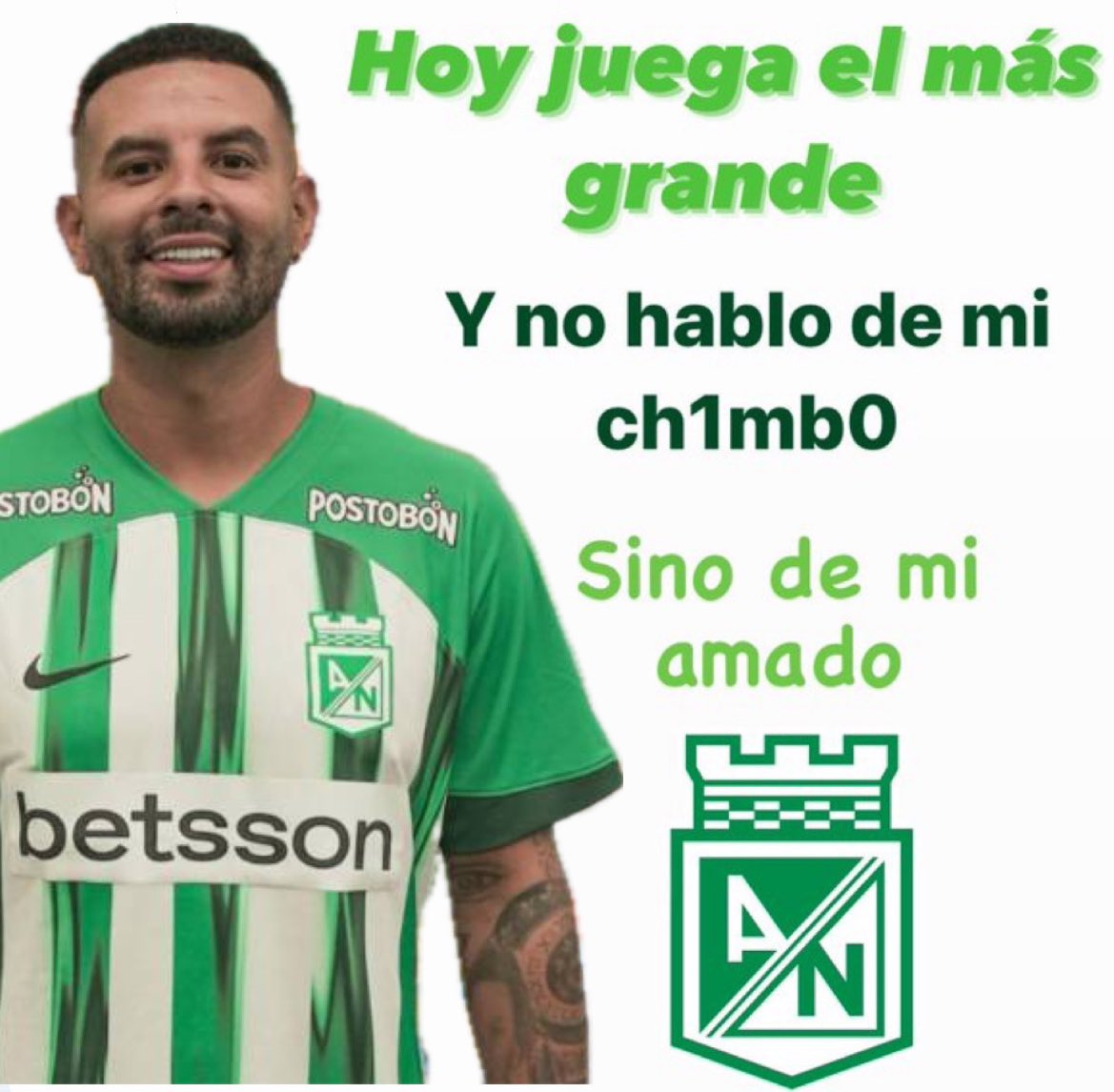 aristi___'s tweet photo. Si señores, hoy juega el verde https://t.co/jmORYd9yhK