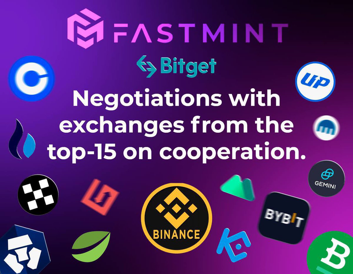 🔝Collaboration with a crypto exchange 🔼You probably know that partnering  with a major cryptocurrency exchange is a key success factor for any crypto  project. Today, we are happy to announce that we
