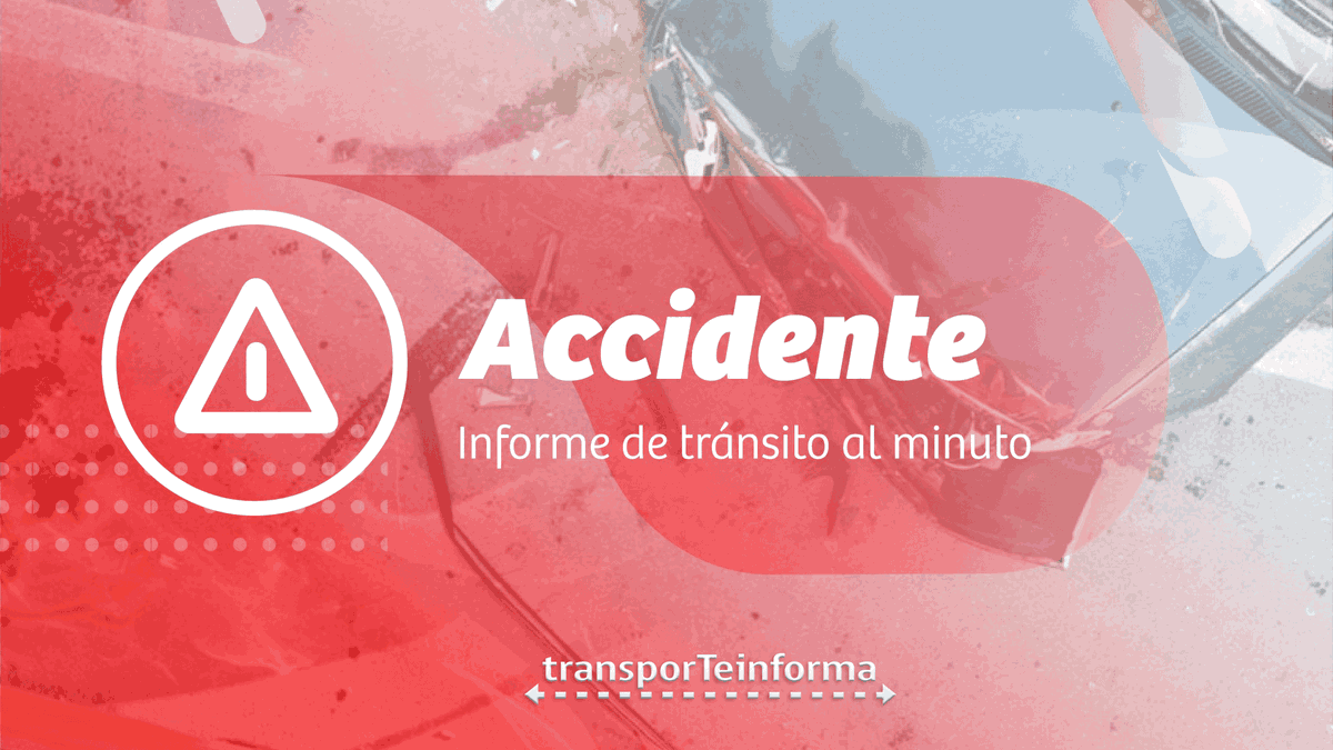 🔴⚠️ ATENCIÓN #PuertoMontt: choque en sector de salida #Ruta5, pasado el peaje en dirección a #PuertoVaras; una pista habilitada y Carabineros en el lugar, precaución conductores.