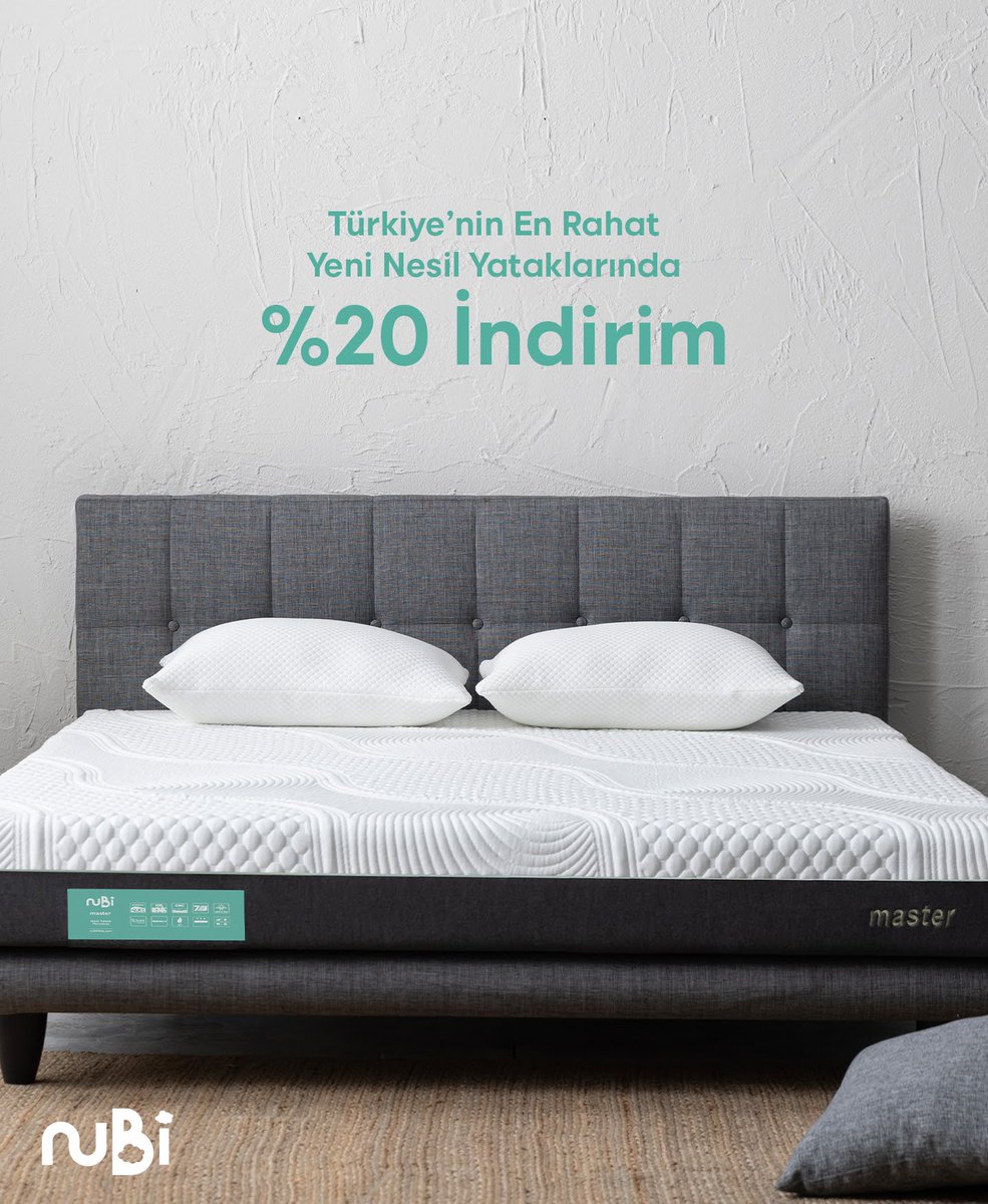 Nubi sleep rahatlığını şimdi %20 indirim fırsatı ile yaşamaya başlayın.

#Nubisleep #Nubiyatak #RollPack
