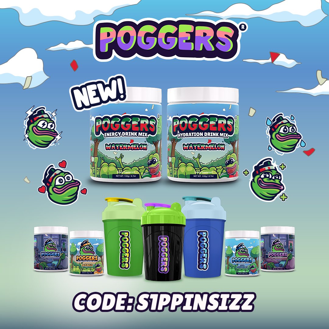 s1ppin's tweet photo. I'm happy to say I'm now affiliated with @DrinkPOGGERS. Use code (s1ppinsizz) for 10% off. https://t.co/6iCsevDbZK