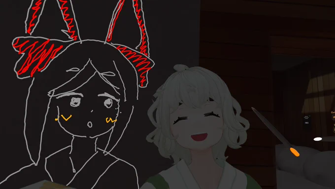 みちくさらくがきin VRChatVRのペン難しいですね#道草屋 