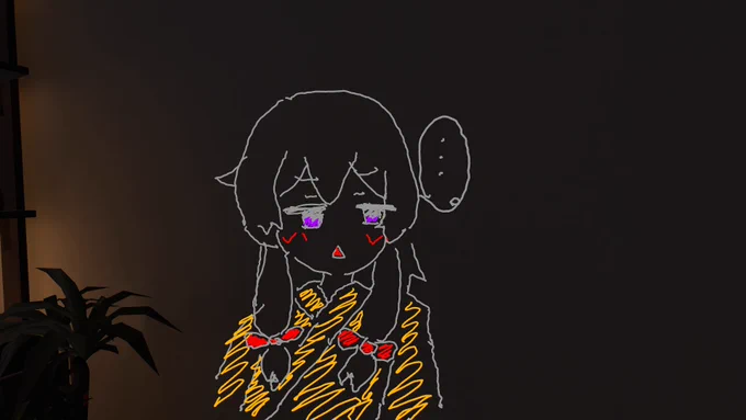 みちくさらくがきin VRChatVRのペン難しいですね#道草屋 