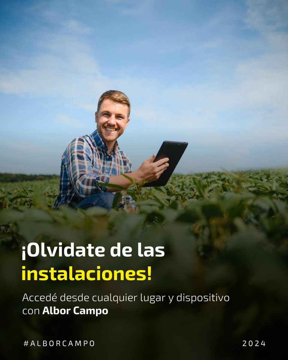 Albor_agro's tweet image. Sabías que #AlborCampo es un 𝗦𝗶𝘀𝘁𝗲𝗺𝗮 𝗦𝗮𝗮𝘀?
✅Es 100% Online 
✅Facilita el 𝘁𝗿𝗮𝗯𝗮𝗷𝗼 𝗰𝗼𝗹𝗮𝗯𝗼𝗿𝗮𝘁𝗶𝘃𝗼
✅Se actualiza automáticamente
✅Nuestros servidores se encuentran respaldados por Amazon

#sistemaSaas #albor #softwareagropecuario #softwaredegestión
