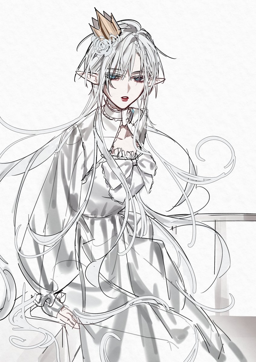 llluciana_ema's tweet photo. #EMA_ปาร์ตี้ชุดนอน 
 
ปาร์ตี้เป็นสถานที่ที่ไม่ค่อยจะเหมาะกับเธอสักเท่าไหร่ ร่วมสนุกกับงานได้ไม่นานเธอก็ออกมานั่งพักเสียแล้ว

" ขอโทษที ราชินีขาวตนนี้ไม่พร้อมให้บริการ "

(เจอคนแอบอู้งานคับ🫵) https://t.co/uz63WrAx7T