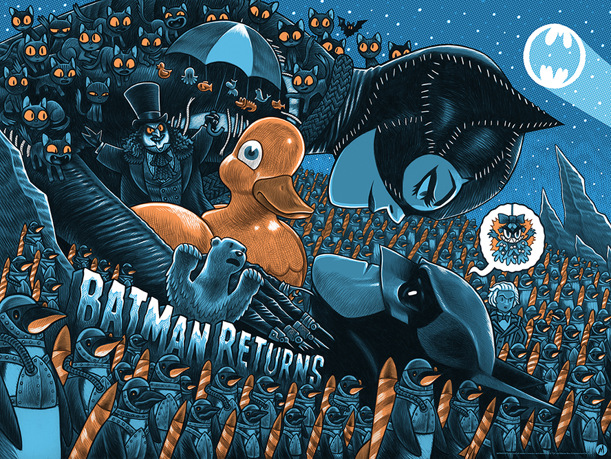Christmas in July! Pick up my Batman Returns poster from <a href="/MondoNews/">MONDO</a> Saturday at #SDCC2024