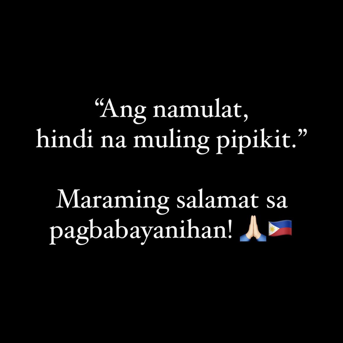 bamaquino's tweet photo. Maraming salamat sa lahat ng mga sumaklolong mga kapitbahay, mga volunteers, rescuers, media teams, coast guard/pulis/military officers, at sa mga kumpanya, NGOs, at mga kawani ng gobyerno na agarang nagpaabot ng tulong. Maraming salamat sa pagbabayanihan. 🙏🏻🇵🇭

Sa mga nagnanais pang tumulong, tuloy-tuloy ang Tanging Yaman Foundation at Angat Buhay sa volunteer relief operations na kanilang isinasagawa para sa mga nabiktima at naapektuhan ng #CarinaPH. 

INGAT AT GOD BLESS PO SA ATING LAHAT 🙏🏻

#ReliefPH #RescuePH #FloodPH