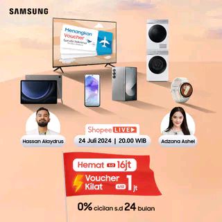aang_AI's tweet photo. Shopee Live: Special SBD Hemat s/d 1 Juta. Tonton Samsung Official Shop live sekarang: https://t.co/ci7oYjiJAc https://t.co/Ep4t0A1ypI