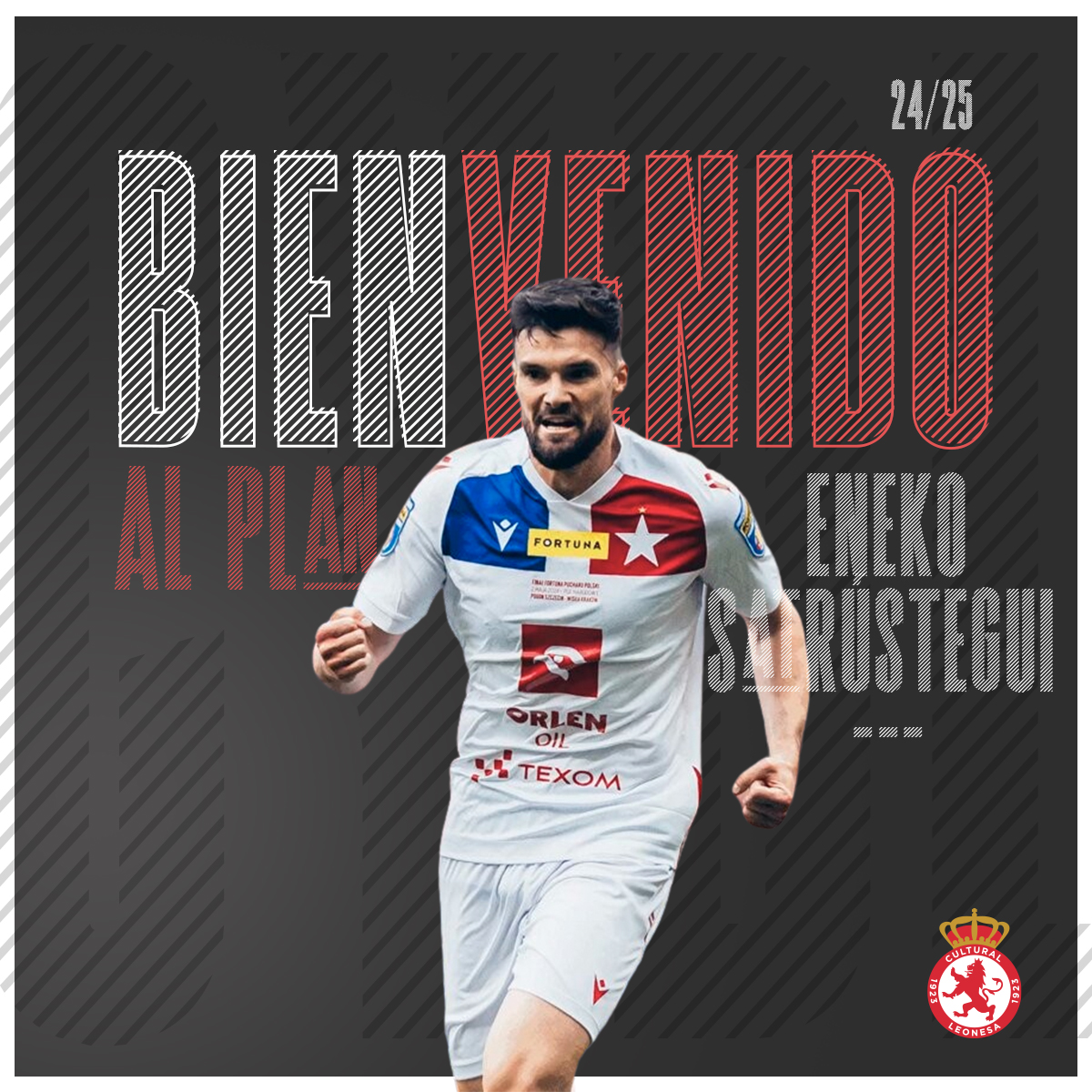 CyDLeonesa's tweet photo. ✍️🏽 OFICIAL | @esatrus25 ficha por la Cultural y Deportiva Leonesa

🔗 Más info: https://t.co/zQ79kxBFSA

#AúpaCultu 
#BienvenidoAlPlan https://t.co/psVpI4wqfd