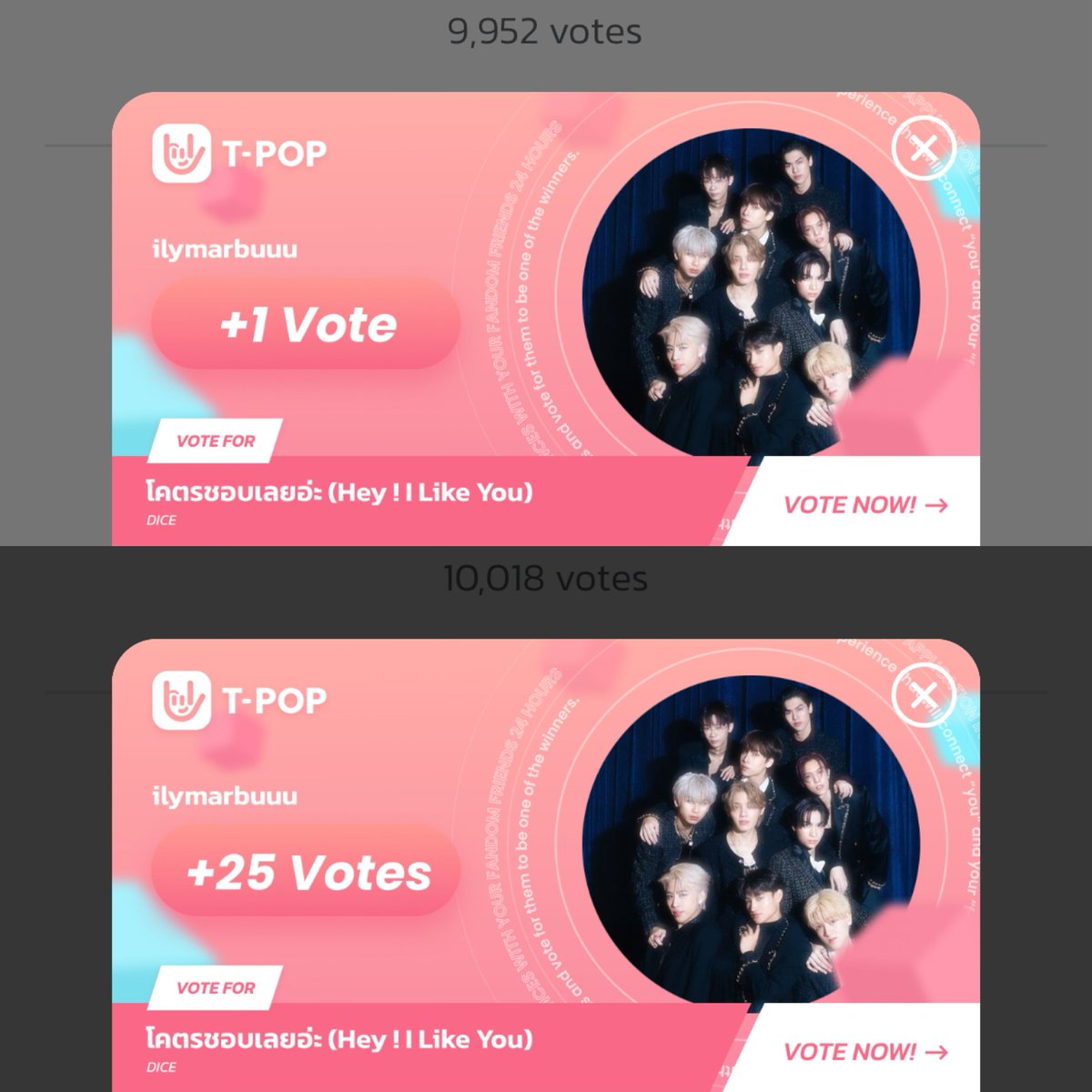 ilymarbu's tweet photo. week 30/2024 🍒🏖️🐛DAY 7 - 24/07
free votes &amp; mission coins checked ✅
total 104 votes ! 🗳️🎲

ขอบคุณ @dice_station สำหรับสปอนเซอร์ 80 เหรียญด้วยนะค้าบ 🙇🏻‍♀️🙇🏻‍♀️💙

#VOTEFORDICE #โหวตกันDICE 
#DICE_โคตรชอบเลยอ่ะ 
#DICE_SONRAY https://t.co/vU9QfZKjnc