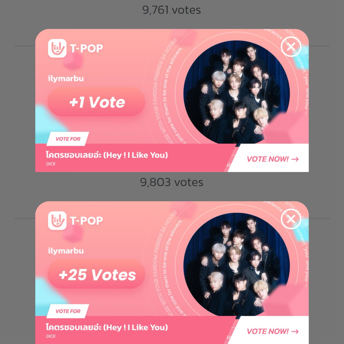 ilymarbu's tweet photo. week 30/2024 🍒🏖️🐛DAY 7 - 24/07
free votes &amp; mission coins checked ✅
total 104 votes ! 🗳️🎲

ขอบคุณ @dice_station สำหรับสปอนเซอร์ 80 เหรียญด้วยนะค้าบ 🙇🏻‍♀️🙇🏻‍♀️💙

#VOTEFORDICE #โหวตกันDICE 
#DICE_โคตรชอบเลยอ่ะ 
#DICE_SONRAY https://t.co/vU9QfZKjnc