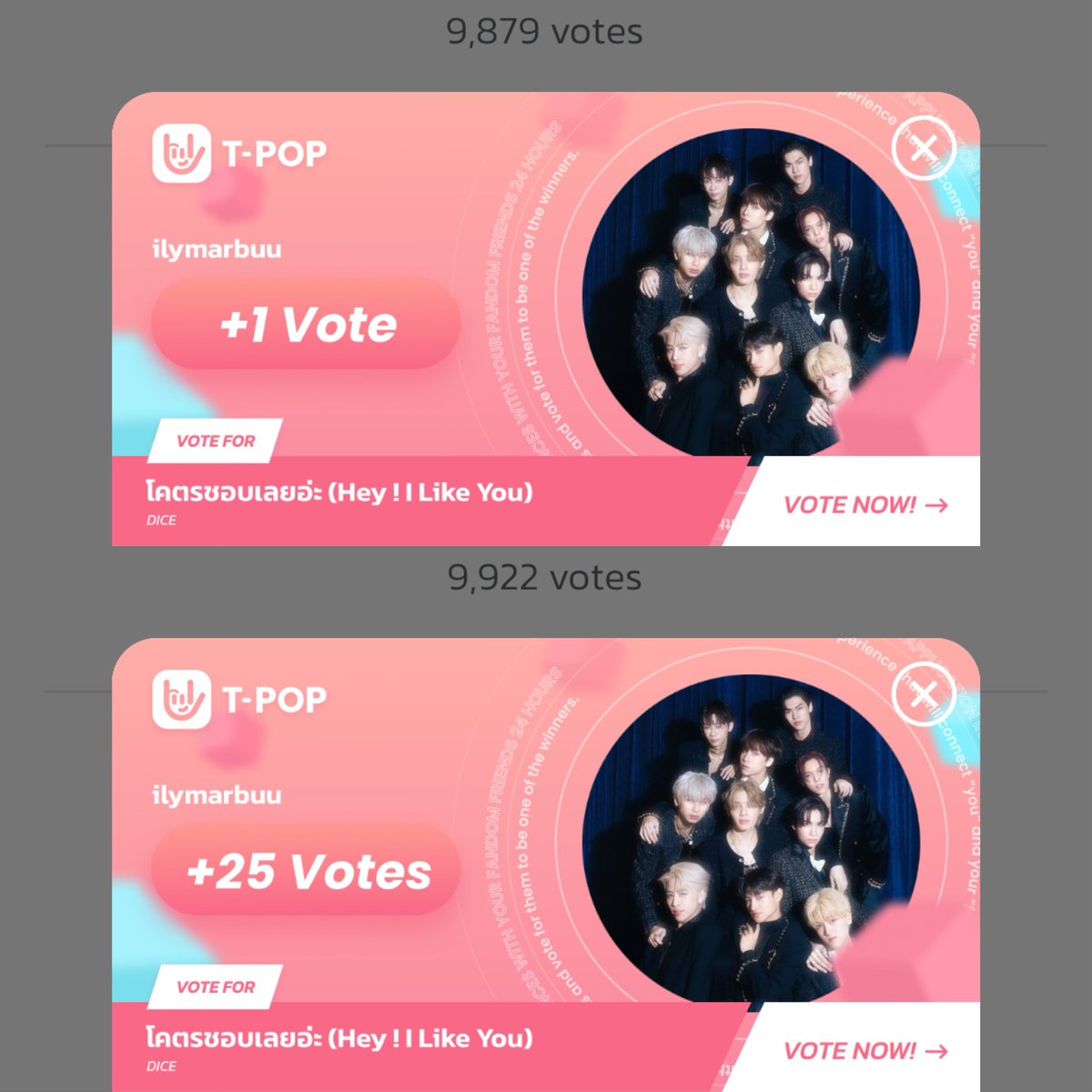 ilymarbu's tweet photo. week 30/2024 🍒🏖️🐛DAY 7 - 24/07
free votes &amp; mission coins checked ✅
total 104 votes ! 🗳️🎲

ขอบคุณ @dice_station สำหรับสปอนเซอร์ 80 เหรียญด้วยนะค้าบ 🙇🏻‍♀️🙇🏻‍♀️💙

#VOTEFORDICE #โหวตกันDICE 
#DICE_โคตรชอบเลยอ่ะ 
#DICE_SONRAY https://t.co/vU9QfZKjnc