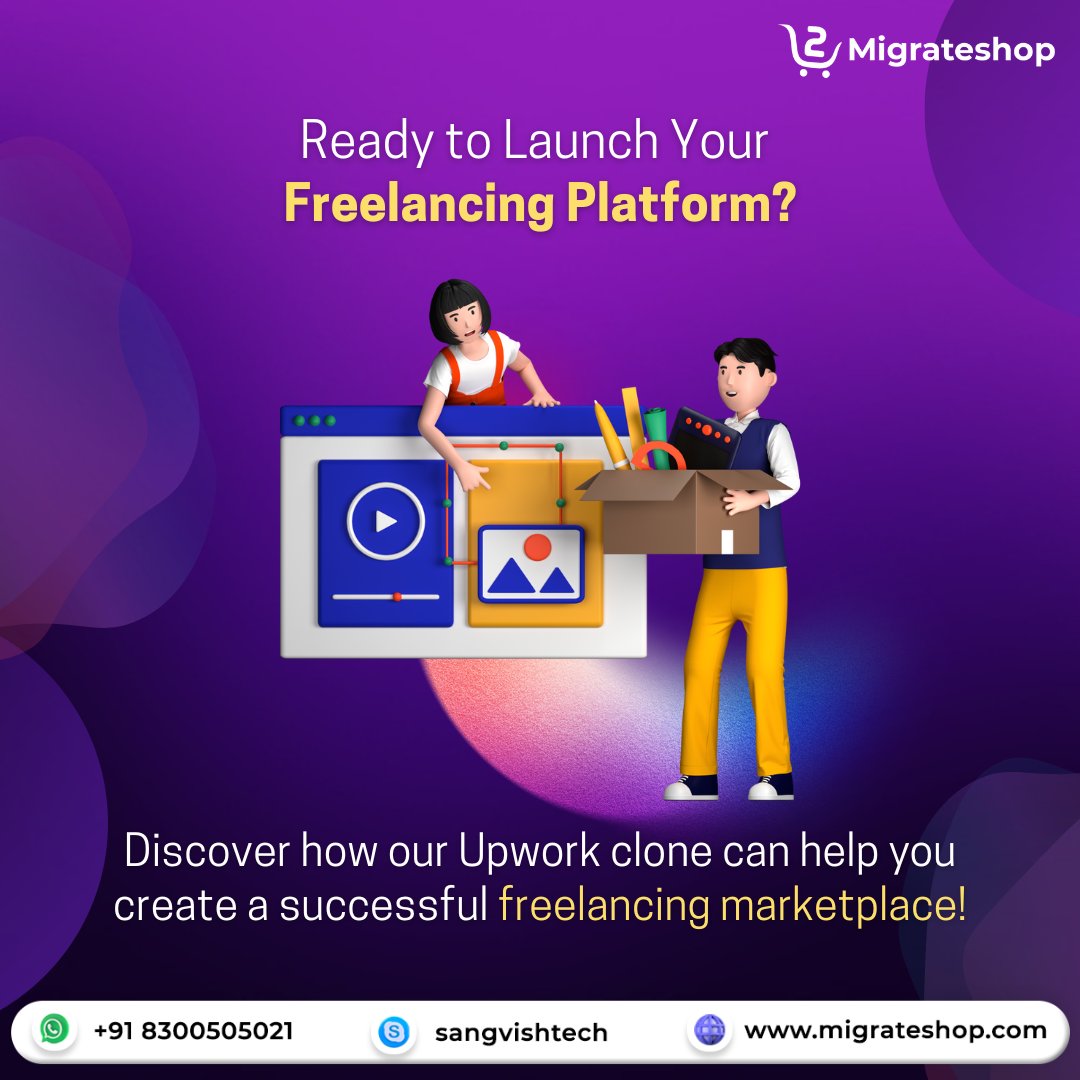 migrateshop's tweet image. Ready to launch your own freelance marketplace? 🚀

Check out our #upworkclone script at Migrateshop and start connecting freelancers with clients today! 💼

Visit migrateshop.com/upwork-clone/ 

 #freelancemarketplace #Entrepreneurship #applikeupwork #migrateshop #businessideas