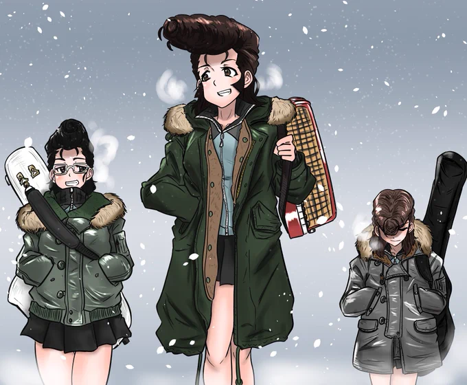 #暑すぎるので雪の画像で涼もう見た人もやる継続高校詰め合わせ 