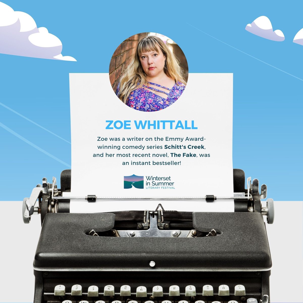 WintersetinSummer (@winterset_fest) on Twitter photo Check out “The Fake,” instant bestseller from #SchittsCreek writer <a href="/ZoeWhittall/">Zoe Whittall</a>! We’re thrilled to have Zoe join us this summer! #WintersetinSummer
buff.ly/3z6BqaW Check out “The Fake,” instant bestseller from #SchittsCreek writer <a href="/ZoeWhittall/">Zoe Whittall</a>! We’re thrilled to have Zoe join us this summer! #WintersetinSummer
buff.ly/3z6BqaW