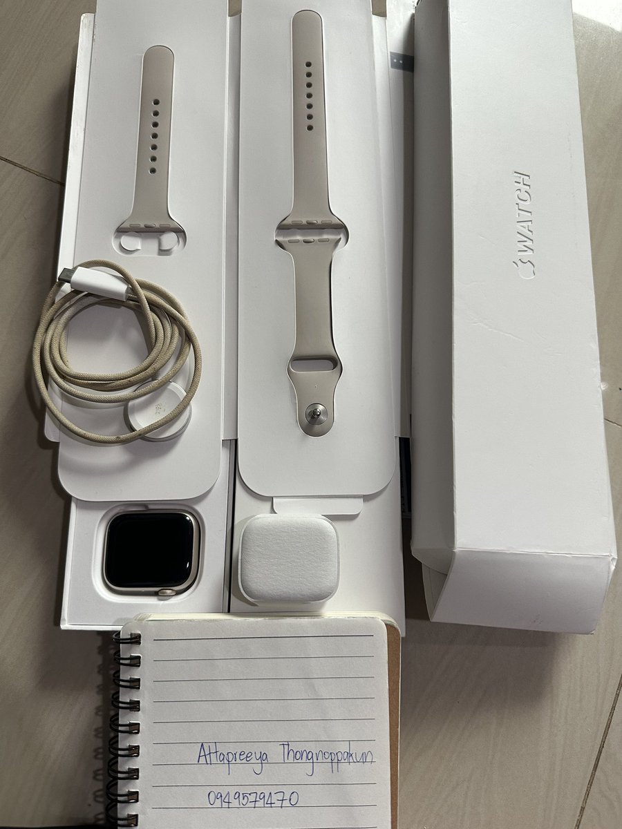 abilityii's tweet photo. Apple Watch Series 8 GPS 41mm
สี Starlight ประกันเพิ่งหมด 5/4
สุขภาพแบต 98%
มีรอยขีดข่วนตรงหน้าจอ กับตรงกรอบงับ
ส่งต่อ 6500 บาท มีกล่องกับสายค่ะ
#applewatchมือสอง #applewatchth #applewatchมือ2 #applewatch #ส่งต่อ #ส่งต่อapplewatch https://t.co/bliQ1zunyB