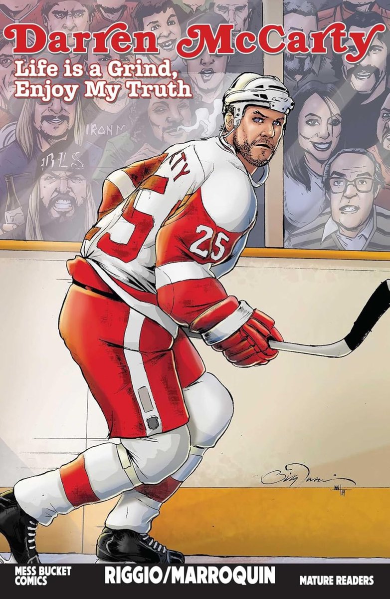 #Detroit! #Michigan publishing house <a href="/MessBucketComic/">Mess Bucket Comics</a> teamed up with <a href="/SourcePtPress/">Source Point Press</a> to release a <a href="/DarrenMcCarty4/">Darren McCarty</a> graphic novel in stores! This is #puremichigan baby!!! Legends working with THE #RedWings legend!!!! #hockey
Preorder on Amazon! a.co/d/9YaQk43
