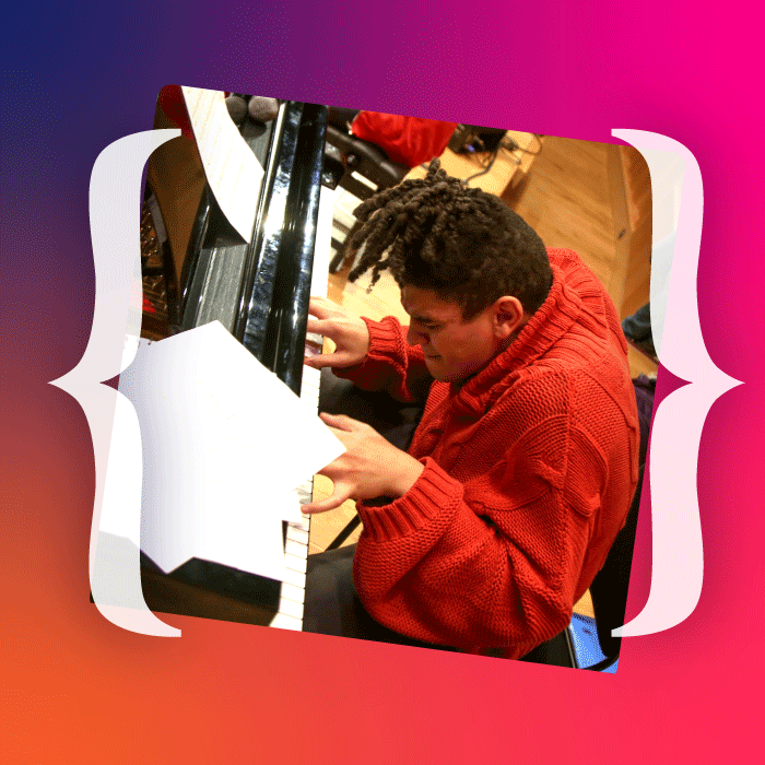 Orchestras4All's tweet photo. NOFA pianist, Troy, doing what he loves the most... playing new melodies on the keys! 🎹
#piano #music #youthorchestra https://t.co/LYdRHl6mRo