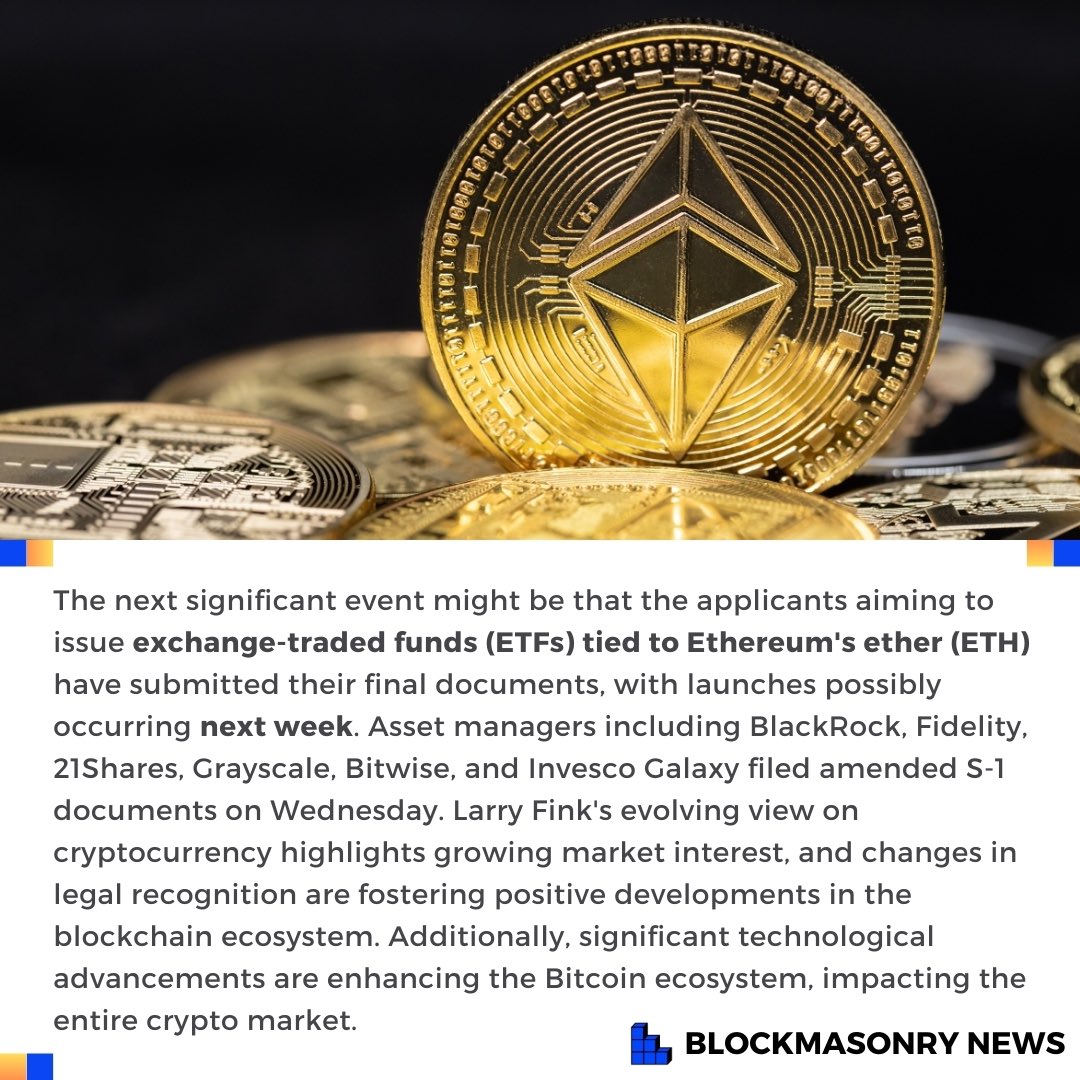 BlockmasonryAC's tweet photo. Larry Fink’s evolving view on bitcoin, combined with these technological advancements, is indicative of the growing legitimacy and innovation within the #cryptocurrency market.

Crypto education is essential. https://t.co/mGXY0l6vWm