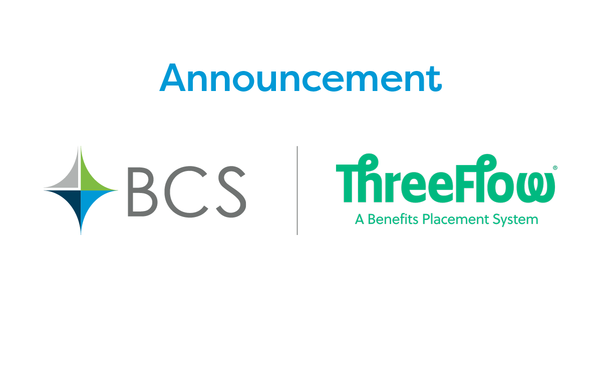 BCSFinancial's tweet image. BCS is excited to announce our new partnership with Three Flow! #Brokers, simplify your new business by submitting #ancillary RFPs and renewals to us through their benefits placement system, and enable easier communication, quicker processes, and better decisions. #BPS