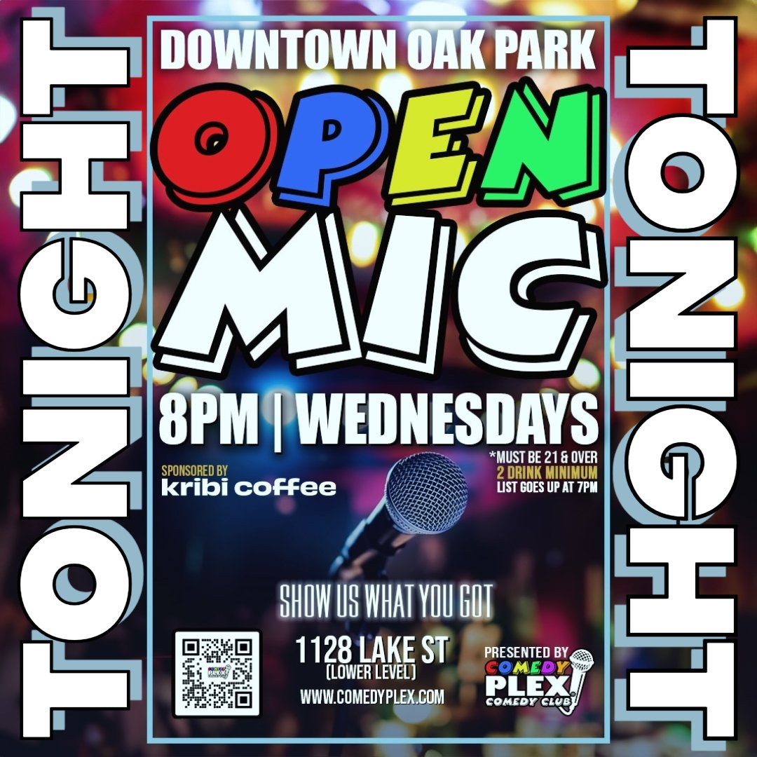 comedyplex (@thecomedyplex) on Twitter photo The OPEN MIC is tonight at 8PM!! You can sign up starting at noon at comedyplex.com or in person at 7PM.
It's free to watch and there will be free coffee provided by <a href="/kribicoffee/">Kribi Coffee Company</a>
See you there!!
#downtownoakpark The OPEN MIC is tonight at 8PM!! You can sign up starting at noon at comedyplex.com or in person at 7PM.
It's free to watch and there will be free coffee provided by <a href="/kribicoffee/">Kribi Coffee Company</a>
See you there!!
#downtownoakpark