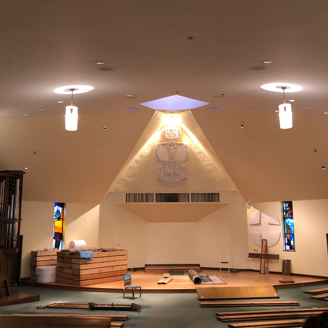 CLA_1976_'s tweet photo. See the remarkable change: compare the after & the in-progress pictures of St. Thomas More Parish. For this project we brought beauty to this #sacredspace through creative #design, a new color palette & #decoration.
after πΈ robertbensonphotography
#churchbeautification https://t.co/r5p87ZcP2u