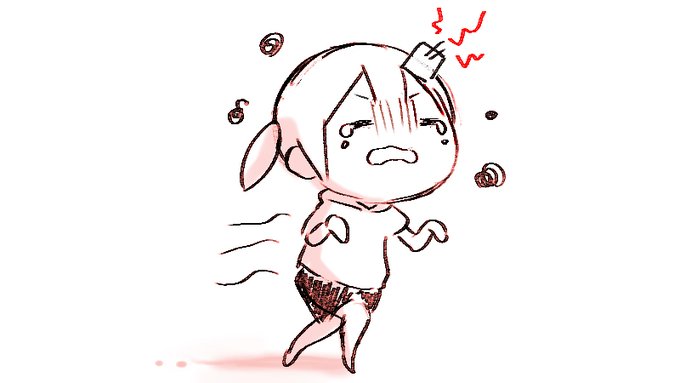 ドアのちかくでクシャミしたら かどにあたまぶつけた
いたいやー 