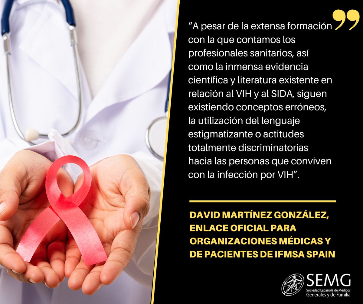 SEMG 🩺 #OrgullososDeEstarALaCabecera👩⚕️👨⚕️ (@semg_es) on Twitter photo 🗣️Entrevistamos a David Martínez, enlace oficial para organizaciones médicas y de pacientes de <a href="/IFMSASpain/">IFMSA-Spain</a> 
🏆Consiguió la mención especial a la Comunicación de Estudiantes en el 30º Congreso #SEMG24 por ‘Eliminación del estigma y discriminación del #VIH en la #AtenciónPrimaria’ 🗣️Entrevistamos a David Martínez, enlace oficial para organizaciones médicas y de pacientes de <a href="/IFMSASpain/">IFMSA-Spain</a> 
🏆Consiguió la mención especial a la Comunicación de Estudiantes en el 30º Congreso #SEMG24 por ‘Eliminación del estigma y discriminación del #VIH en la #AtenciónPrimaria’