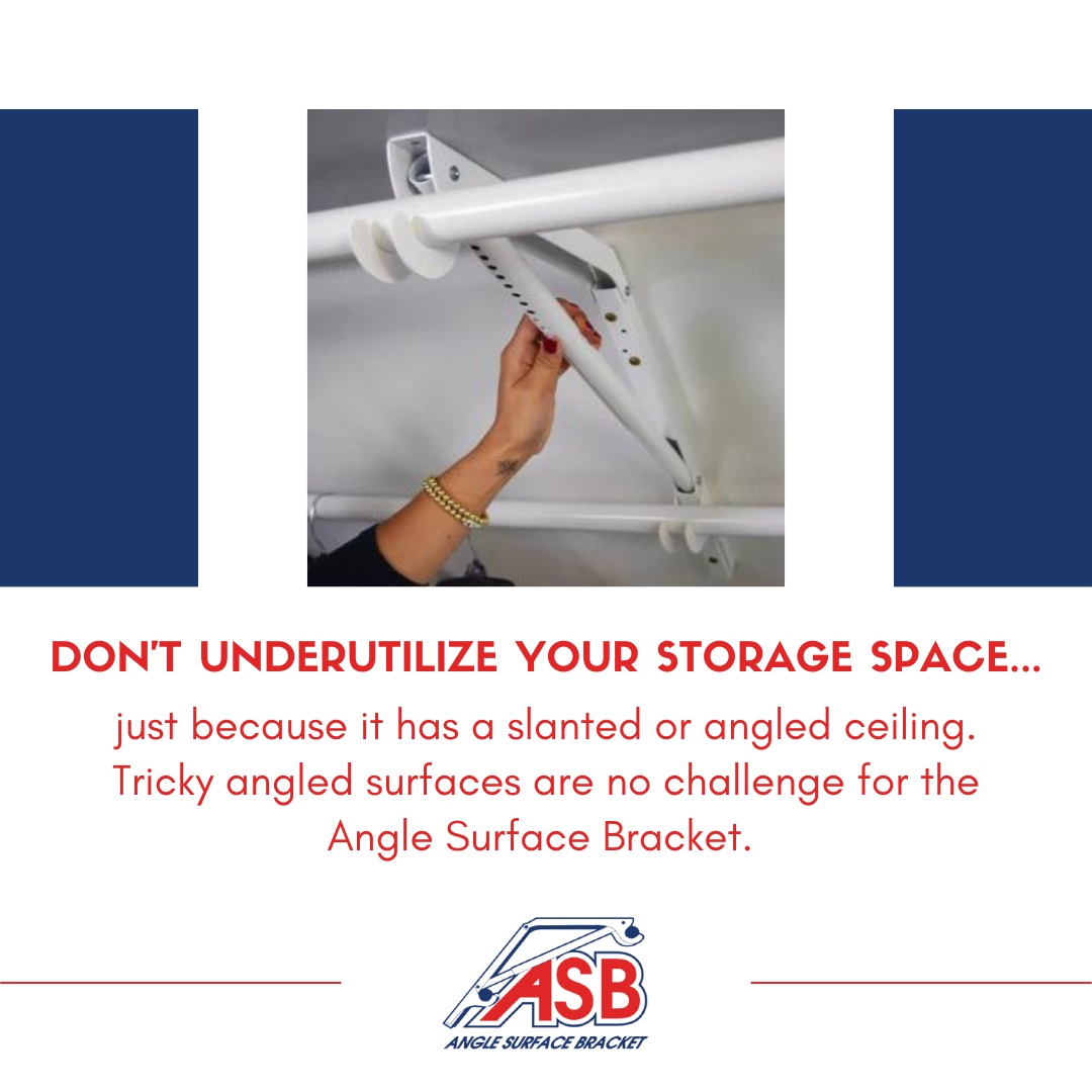 getanglebracket's tweet image. Don't let slanted ceilings limit your storage options 🏡 

The Angle Surface Bracket is your solution for utilizing every inch of your home. 

Perfect for attics, bonus rooms, or any angled surface 🛠️

#MaximizeSpace #HomeStorageSolutions #DIYHome #AngleSurfaceBracket
