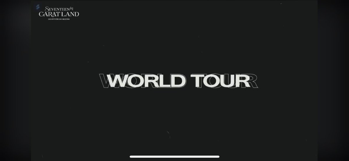 jeongyuyoonkim's tweet photo. WORLD TOUR IS REAL 😭

17 IS RIGHT HERE WORLD TOUR

OCTOBER 😭 https://t.co/R3SBHJWqqX