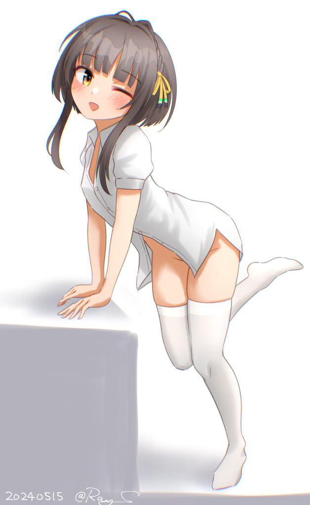卯月(艦これ) 「土用丑の日…「う」のつくものを… 」|Ray.Sのイラスト