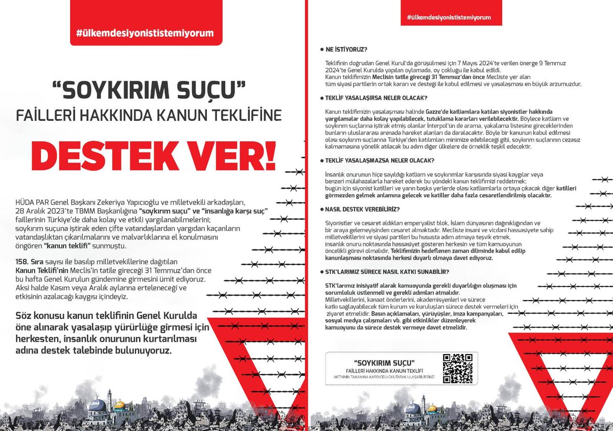 158. Sıra sayılı "Soykırım Suçu" ve "İnsanlığa Karşısı Suç" failleri hakkında Kanun Teklifi, Meclis tatile girmeden Genel Kurulun gündemine alınsın! Ve #MeclisKatillereDurDesin