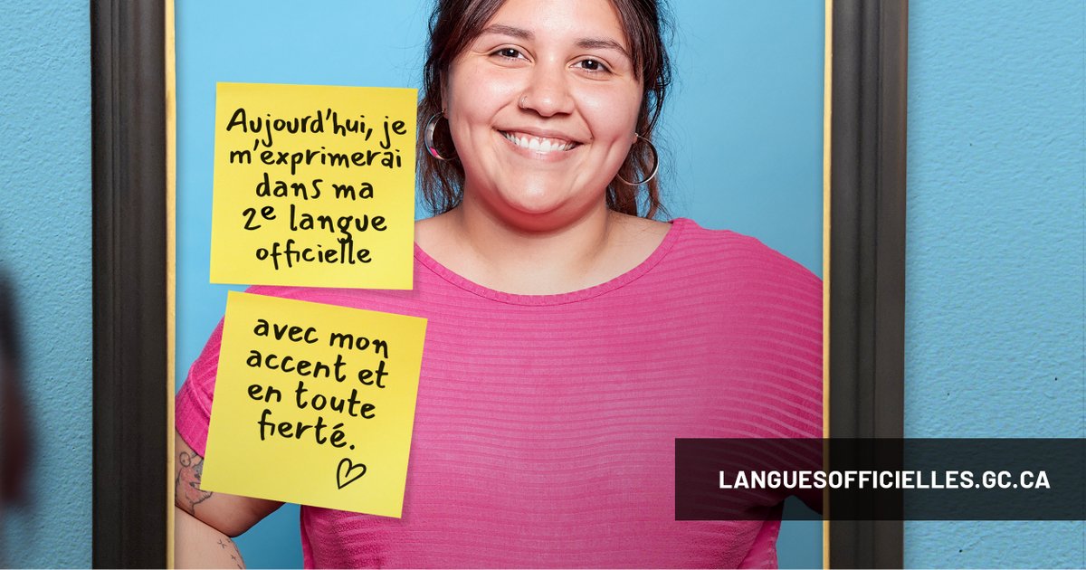 Prendre soin de soi, c’est s’accepter tel que l’on est et célébrer son parcours dans sa #DeuxièmeLangueOfficielle. Célébrons notre #DiversitéLinguistique et la beauté du #Bilinguisme officiel! #JournéeInternationaleDesAutosoins #Autosoin #AffirmationsPositives #LanguesOfficielles
