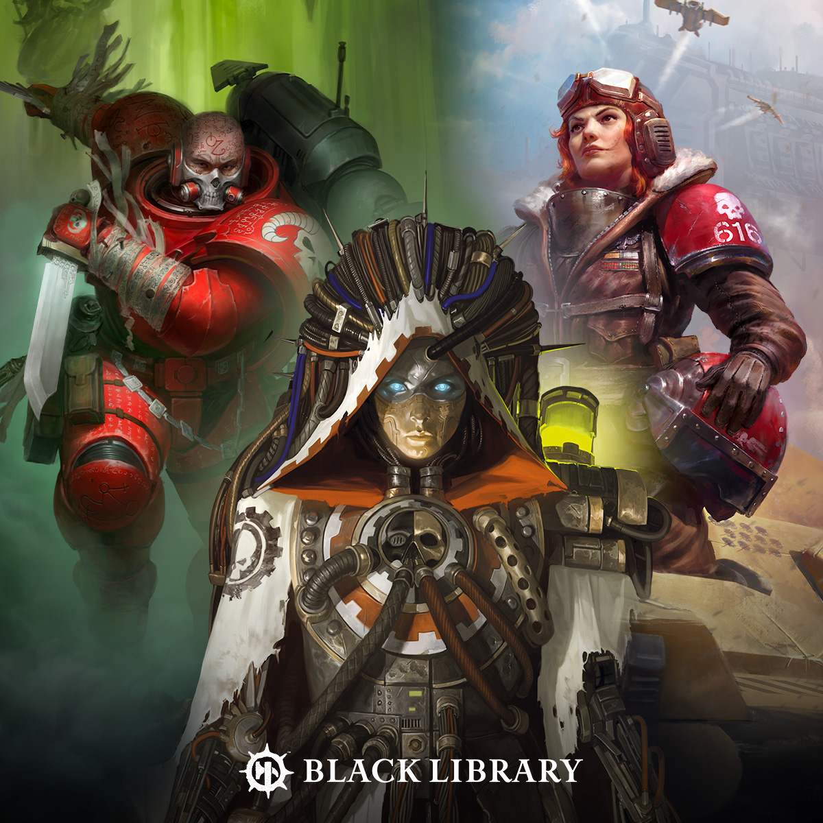 warhammer's tweet photo. Learn more about a trio of action-packed novels set in the grim darkness of the 41st Millennium, which you'll be able to read soon! https://t.co/y5HAyN9r4G

#BlackLibrary #WarhammerCommunity https://t.co/bcLsuhaaxr