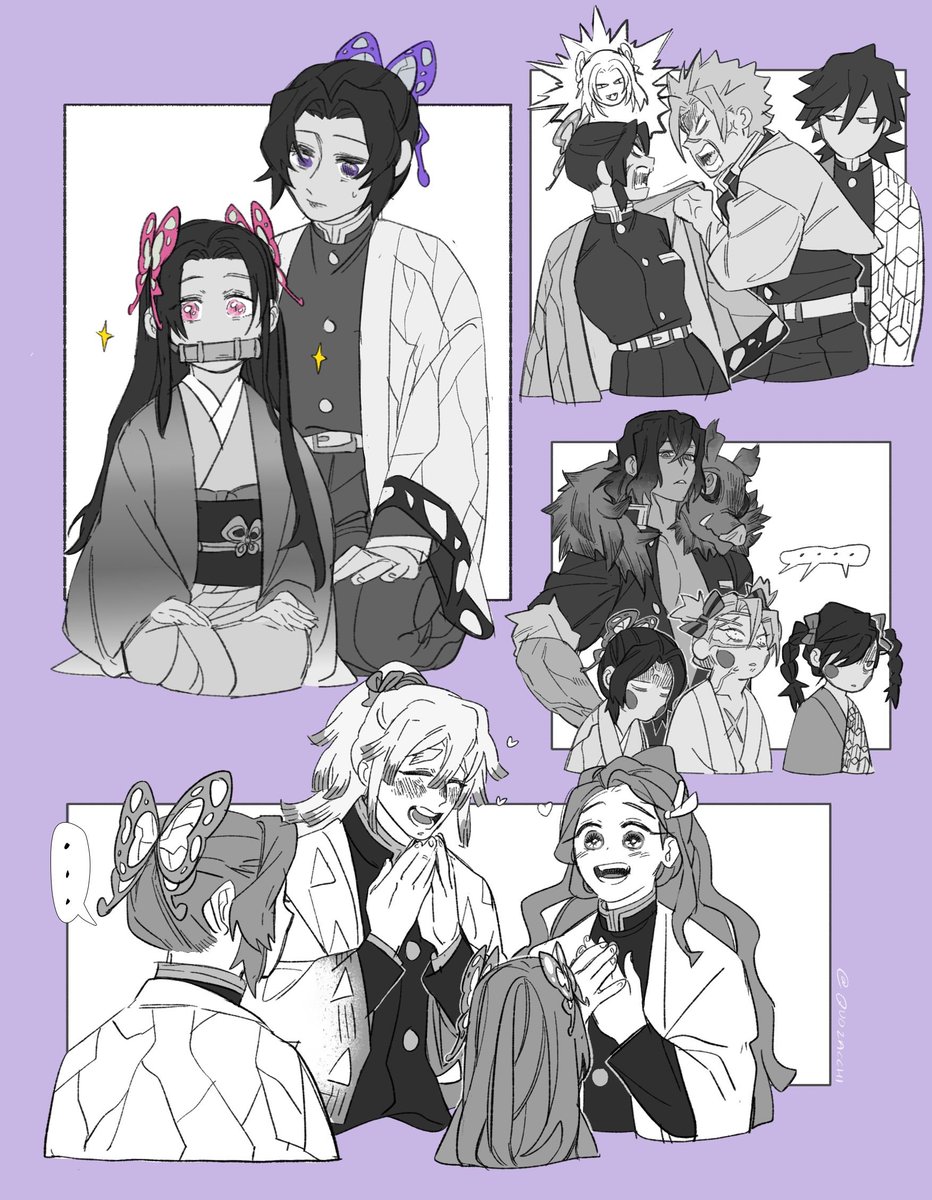 quozacchi's tweet photo. butterfly sisters 🔁 kamado siblings #KNY https://t.co/xi5SrqPRwx