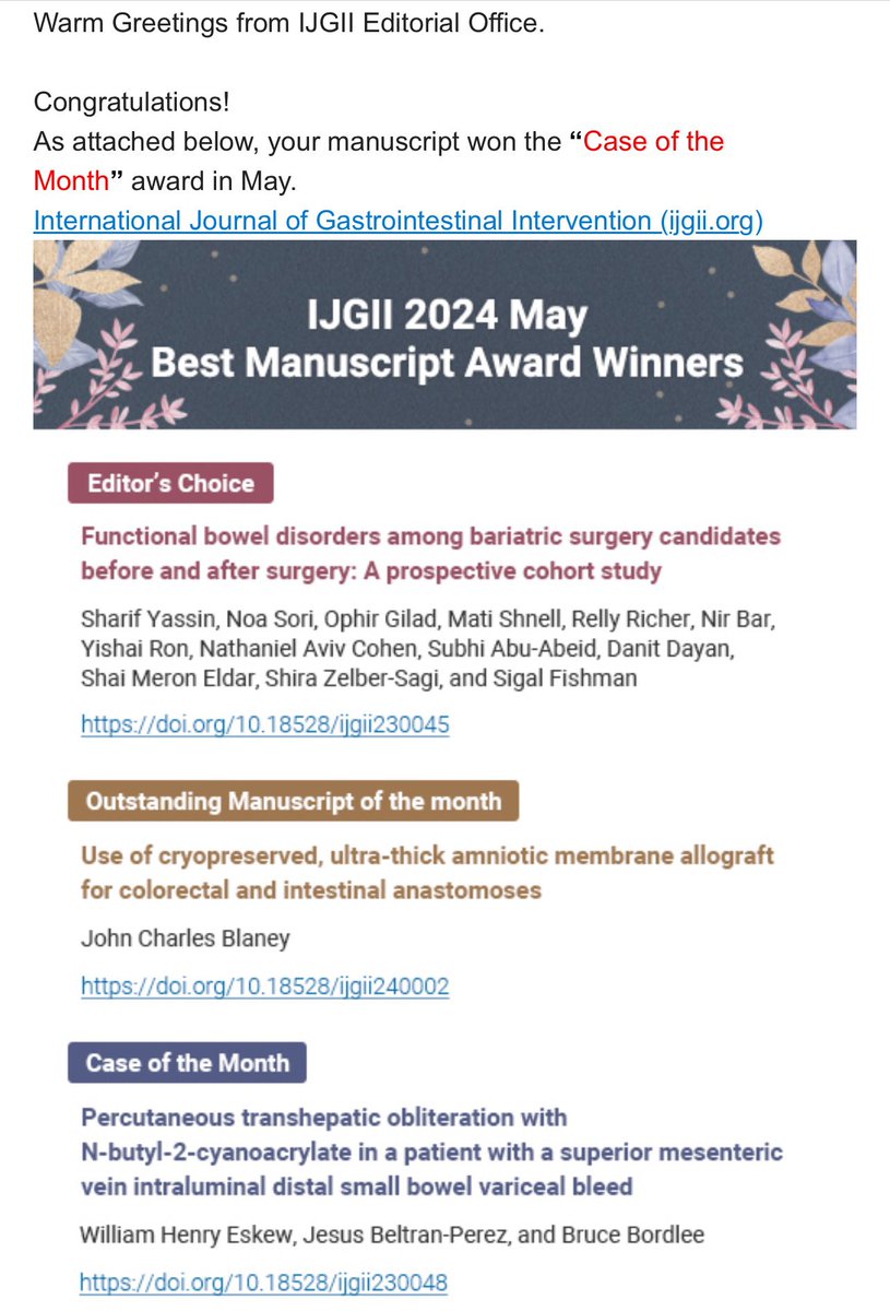 Case of the month 😁 <a href="/IJGII_SGI/">Society of Gastrointestinal Intervention</a> #IamIR