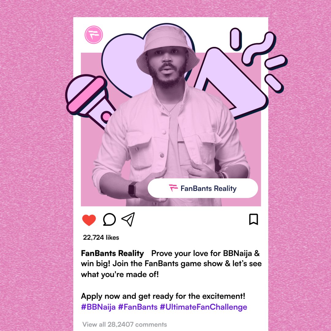 ๐๐๐๐๐๐๐๐ ๐๏ธโ๐จ๏ธ (@chimmieehq) on Twitter photo WANTED: Passionate #BBNaija stans! ๐
We're looking for true fans to participate in an exciting new <a href="/FanBantsReality/">FanBantsReality</a> Game Show!
Apply now below, to prove youโve got what it takes and win exciting prizes ๐คฉ ๐๐ฝ
forms.gle/Js16bpbnRAcRJ8โฆ
#FanBantsReality WANTED: Passionate #BBNaija stans! ๐
We're looking for true fans to participate in an exciting new <a href="/FanBantsReality/">FanBantsReality</a> Game Show!
Apply now below, to prove youโve got what it takes and win exciting prizes ๐คฉ ๐๐ฝ
forms.gle/Js16bpbnRAcRJ8โฆ
#FanBantsReality