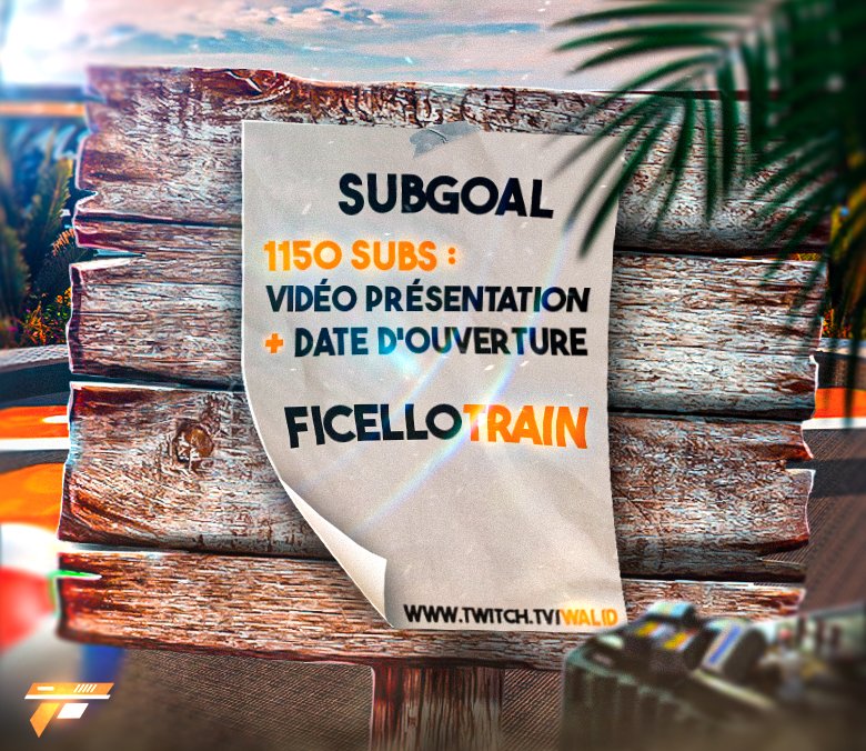 🚨 Annonce SubGoal ! 🚨

Vous l'attendiez ? Il est enfin là ! 
Voici mon nouveau SubGoal !! 🔫💥

À 1150 SUBS, JE SORS MA VIDÉO PRÉSENTATION QUI ANNONCERA MON PREMIER SERVEUR SUR FIVEM !

🟣 Twitch.tv/Walid 🟣