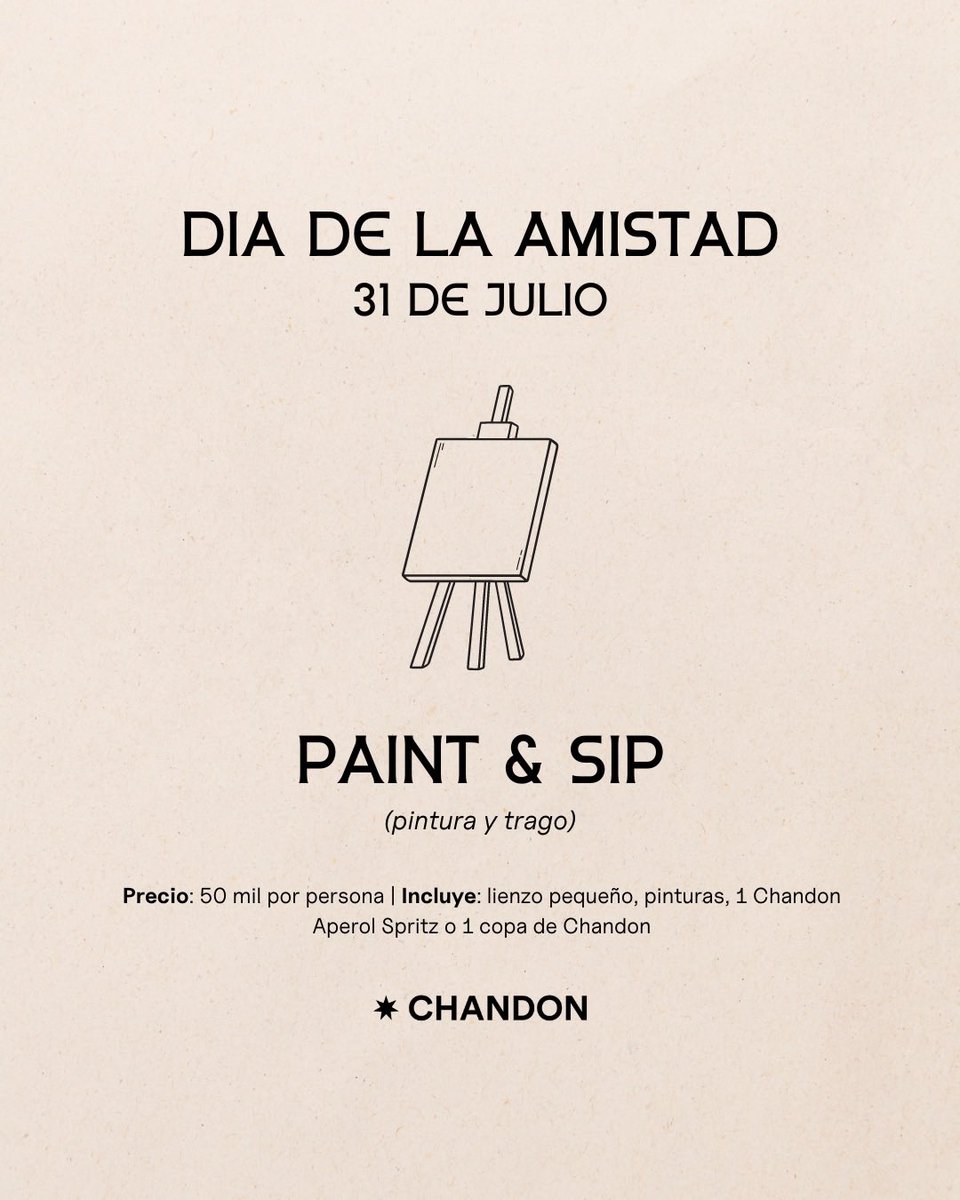 Regalamos 2 vales de nuestro “Paint &amp; Sip” (pintura y trago) para el miércoles 31 de julio, entre todos los que hagan RT a este posteo. 🎁

🎨🍹 Sorteamos este viernes. Más info en el hilo.