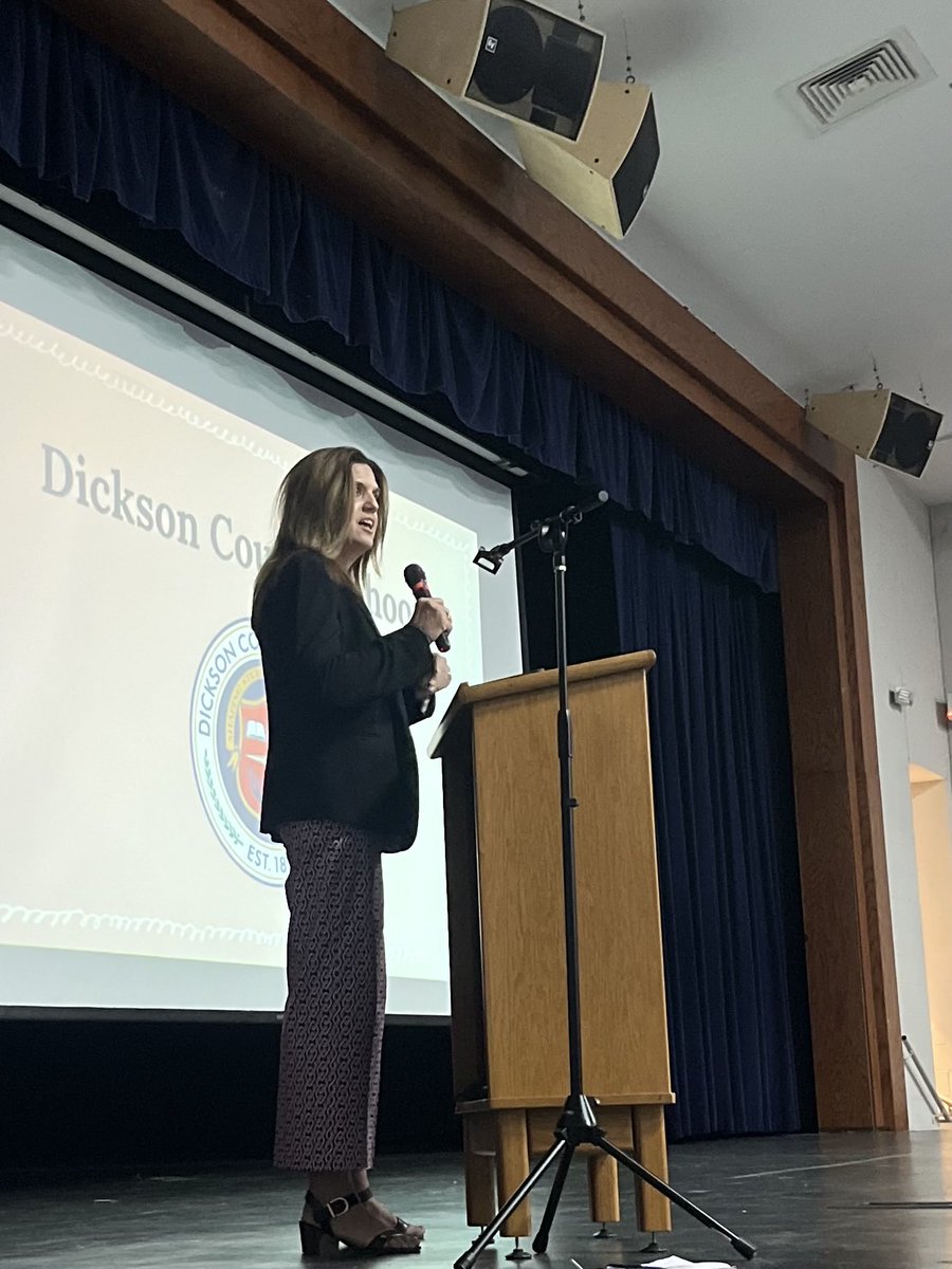 Dr. Christie Southerland welcomes educators to the Secondary Professional Development Day! ⁦<a href="/DCSTNspePops/">Dickson County Special Populations</a>⁩ ⁦<a href="/DCS_TN/">Dickson Co Schools</a>⁩ ⁦<a href="/DCS_CTE/">Dickson County Schools CTE</a>⁩