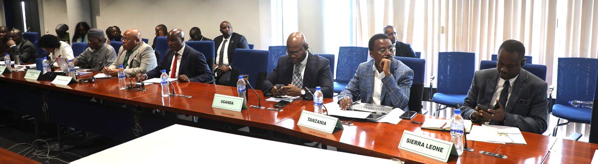 AUC_PAPS's tweet photo. 1/2. Retreat of the #AUPSC: Discussion on the #UNSC Resolution 2719 (2023); Opening Statement by Amb. Miguel Cesar Domingos Bembe of #Angola, #PSC Chair for July 2024, followed by an overview from Amb. @Bankole_Adeoye, @AUC_PAPS. Focus on unpacking R. 2719 through 4 work streams: https://t.co/o5FqkM55f1