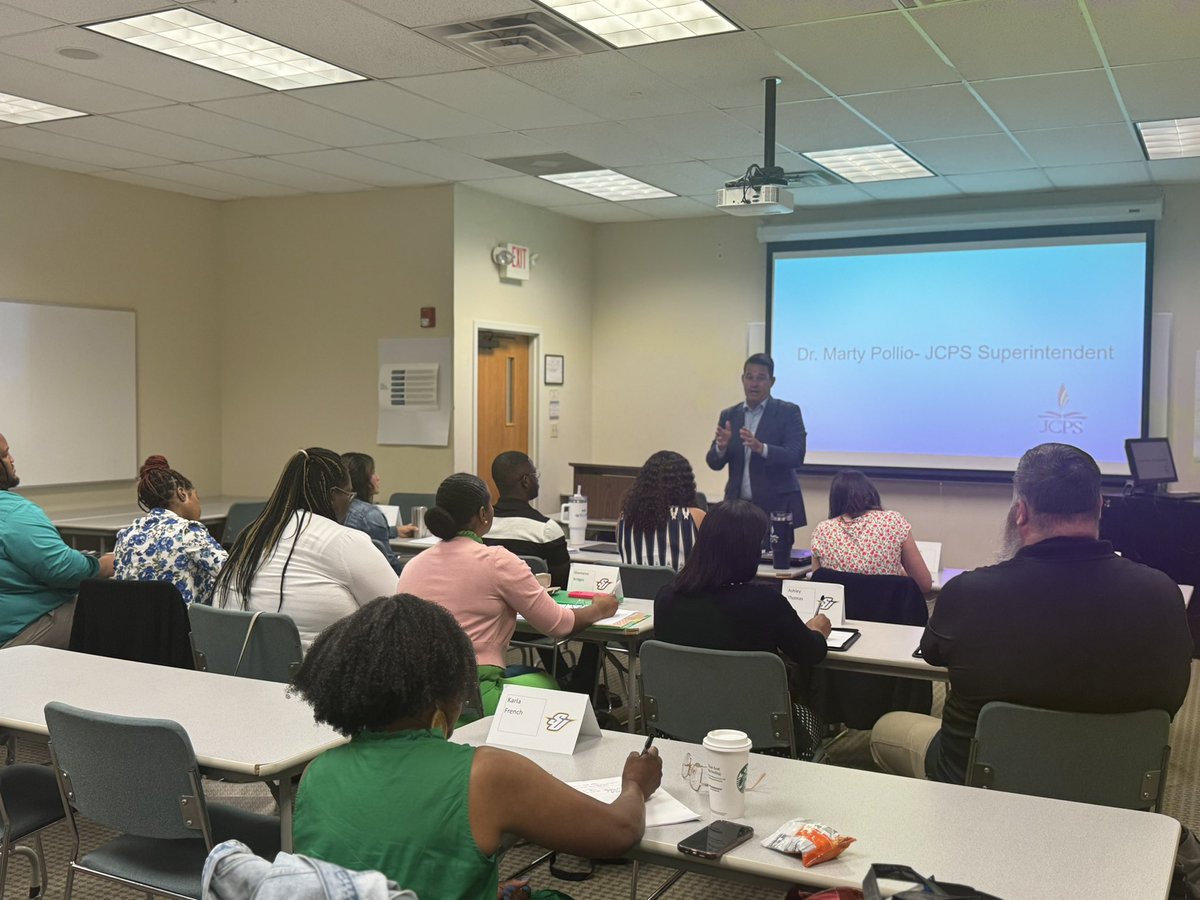 Spalding University/JCPS Aspiring Leaders (@suaspleaders) on Twitter photo Thank you to <a href="/JCPSSuper/">Dr. Brian Yearwood</a> Dr. Pollio for speaking with our 2024 Aspiring Leaders Cohort. Today he shared the importance of systems in schools and words of wisdom around school leadership. Thank you to <a href="/JCPSSuper/">Dr. Brian Yearwood</a> Dr. Pollio for speaking with our 2024 Aspiring Leaders Cohort. Today he shared the importance of systems in schools and words of wisdom around school leadership.